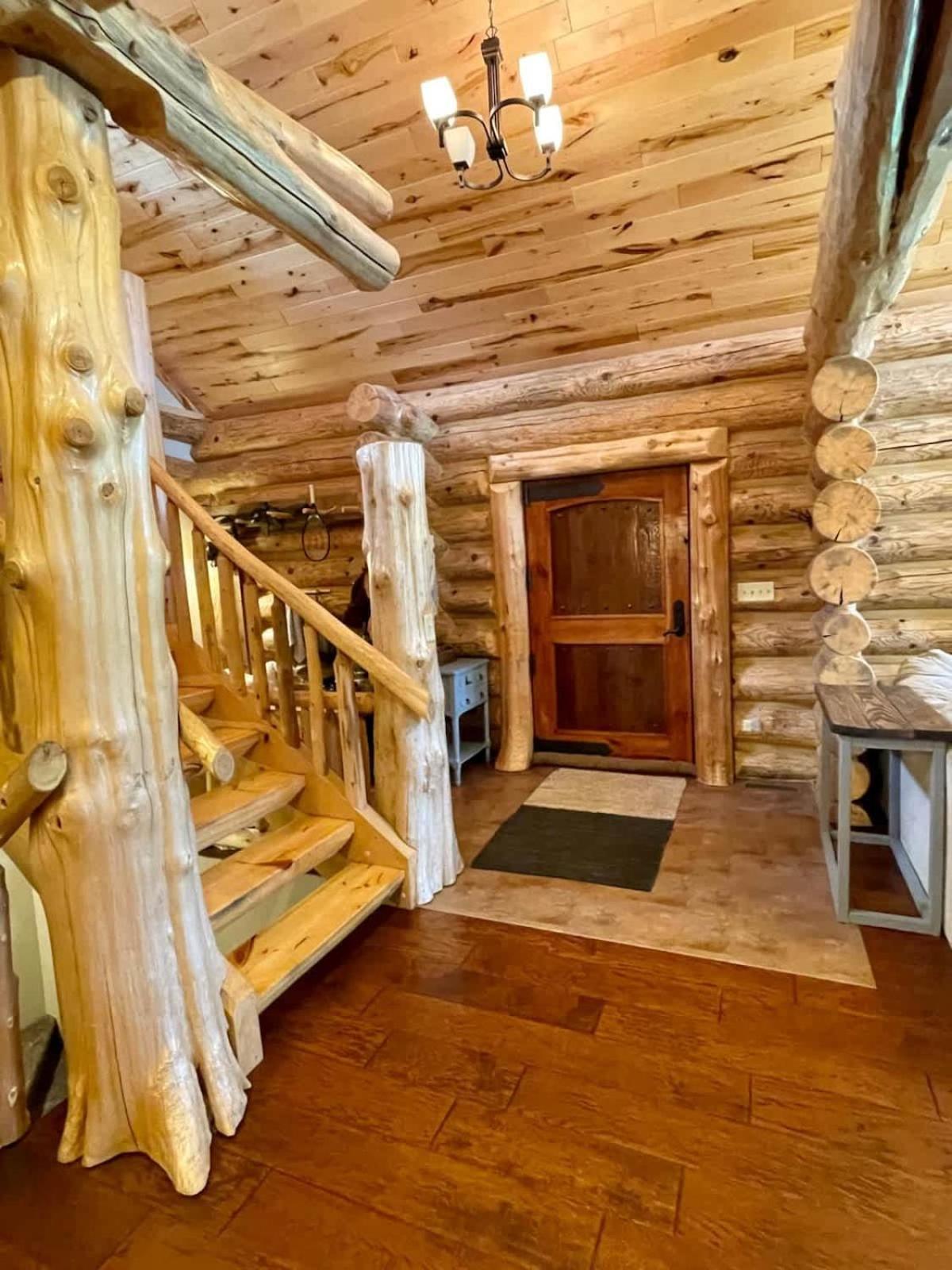 Stunning Log Cabin Getaway At The Hannu Haus 아이언우드 외부 사진